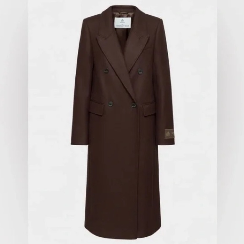 Virgin Wool Cashmere Aritzia Babaton The Constant Coat - Picture 3 of 12